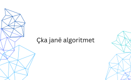 Çka janë algoritmet